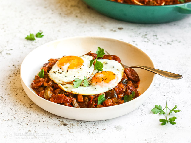 Deviled Zucchini Breakfast Hash
