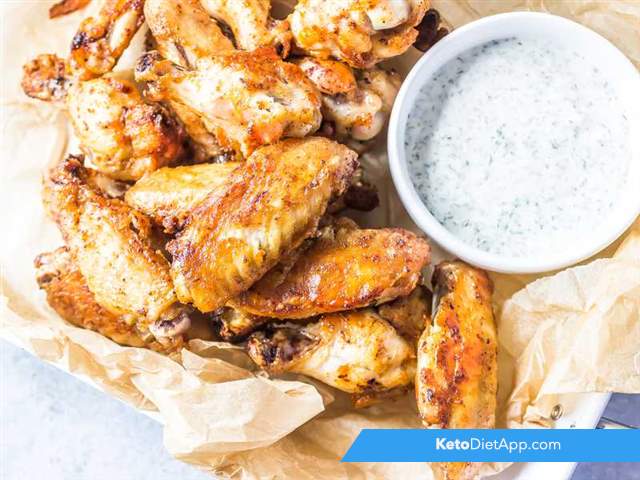 Crispy BBQ chicken wings