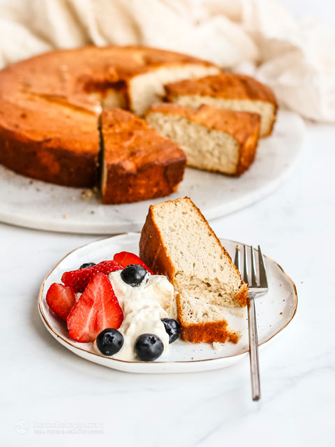 Fluffy Keto Angel Food Cake