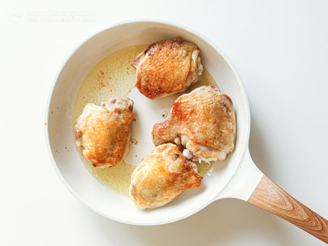 Tahini Chicken Eggplant Tray Bake